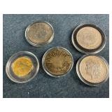 Lot of Replica US & Foreign Coins