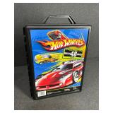 Lot of Die-Cast Vehicles in Hot Wheels Carry Case