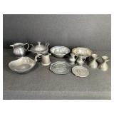 Lot of Pewter Tableware