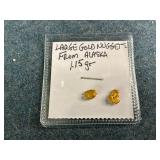 Large Alaskan Gold Nuggets  1.15 grams
