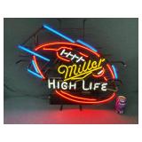 Miller High Life Light Up Neon Advertising Sign