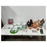 Lot of Holiday Dishes & Decorations
