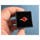 Sterling Silver Pink Tourmaline Bani Thani Ring
