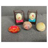 5 - Art Eggs and Stone Spheres