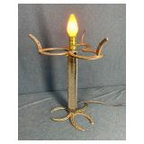 Metal Horseshoe Lamp Base