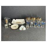 Lot of Glasses & Ashtrays