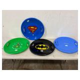 4 - Plastic Saucer Sleds