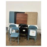 Lot of Folding Chairs and Tables