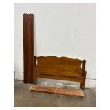 Wood Bed Frame Set