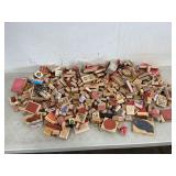 Big Lot of Rubber Stamps