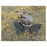 3 - Metal Lawn Ornaments