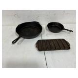 Cast Iron Pans and Mold
