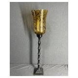 Glass Candle Holder
