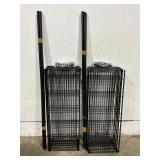 2 - Metal Shelving Units