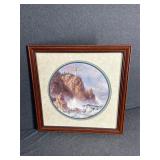Framed Matted Robert Wee Lighthouse Artwork Print