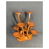 Wooden Pedestal Display Stand