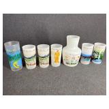 Frosted Souvenir Glass Set