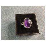 New Sterling Silver Amethyst Ring