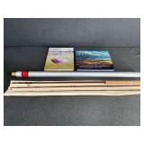 Barclay Fly Fishing Rod with Books
