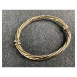 Italy Sterling Silver Bangle Bracelet