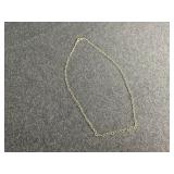 Sterling Silver 18' Open Heart Chain Necklace