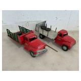 2 - Tonka Toys Dump Trucks