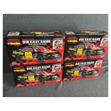 4 - Ernie Irvan Die-Cast Racing Car Banks