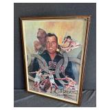 Autographed Bob Mathias Olympic Poster Print