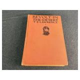 Revolt in the Desert 1927 1stEdition T.E. Lawrence
