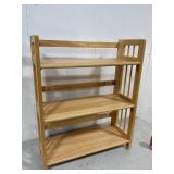 Folding Wood Bookshelf