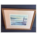 Signed Charles Mulvey Landscape Print