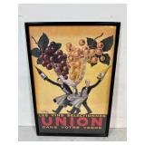 'Les Vins Sï¿½lectionnï¿½s Union' Advertising Poster