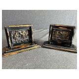 Carved Chinese Bookends