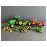 Lot of Die-Cast Tractors