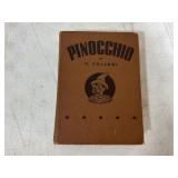 Antique C. Collodi Pinocchio Hardcover Book