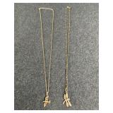 2 - Sterling Silver 18ï¿½ Necklaces