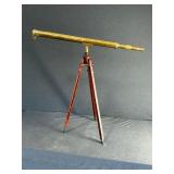 Antique Brass Telescope