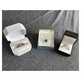 3 - Gemstone Rings