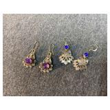 2 - Pairs of Sterling Silver Earrings