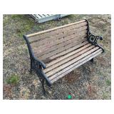 Cast Iron & Wood Bench