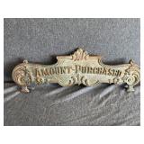 Antique Cash Register Topper