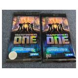 2 - Sealed Transformers One Trading Card Packs