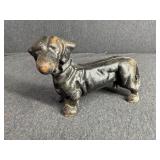 Cast Iron Dachshund Firgurine