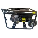 HOMELITE 4400 WATT GENERATOR, WORKING, 8 HORSEPOWER MOTOR WITH COLLAPSIBLE HANDLES