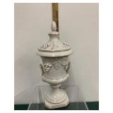 Porcelain Urn/Vase Stamped Italy-small chip in top Porcelain Urn/Vase Stamped Italy-small chip in top