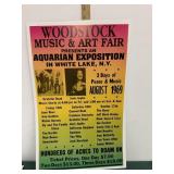 17x22 August 1969 Woodstock Concert Poster 17x22 August 1969 Woodstock Concert Poster