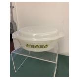Fire King Meadows Lidded Baking Dish Fire King Meadows Lidded Baking Dish