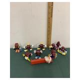 Vtg PVC California Raisin and Pez lot Vtg PVC California Raisin and Pez lot