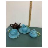 VTG TEAPOT LOT ITALY MORE PARROTT VTG TEAPOT LOT ITALY MORE PARROTT