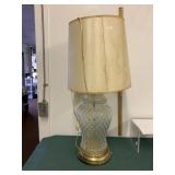 Vtg Clear Glass Base Lamp- As-Is Vtg Clear Glass Base Lamp- As-Is